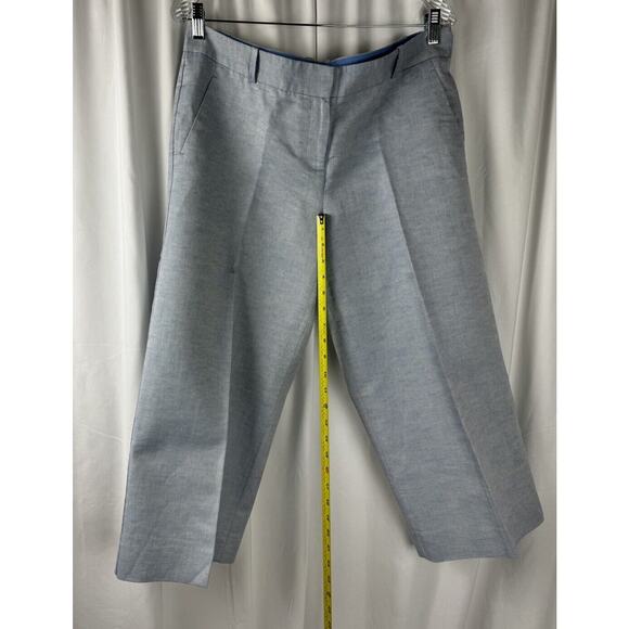 Ann Taylor LOFT Wide Leg Cropped Pants, Blue, Sz: 10, 51-36 - Picture 7 of 15